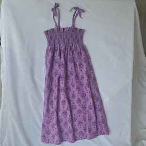 Tea Collection Purple Printed summer Dress. Size 8